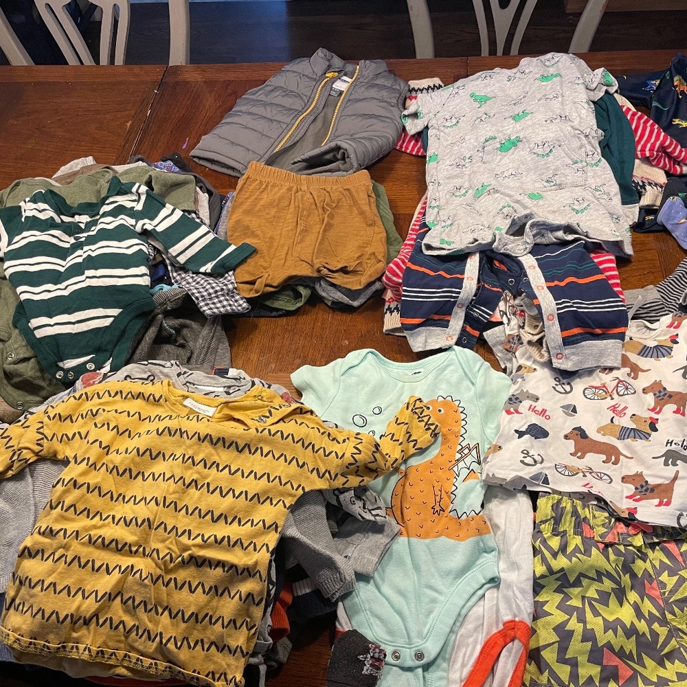 6-12 month lot of baby clothes